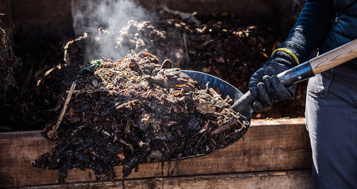 turning compost