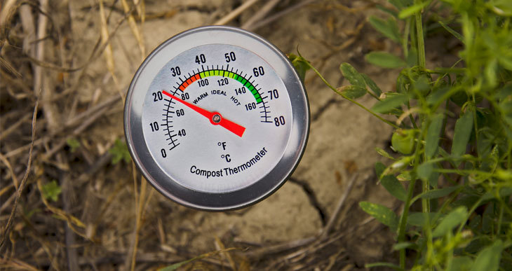 effect of temperature on compost