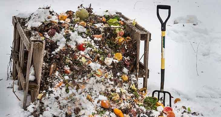 how to store compost in winter