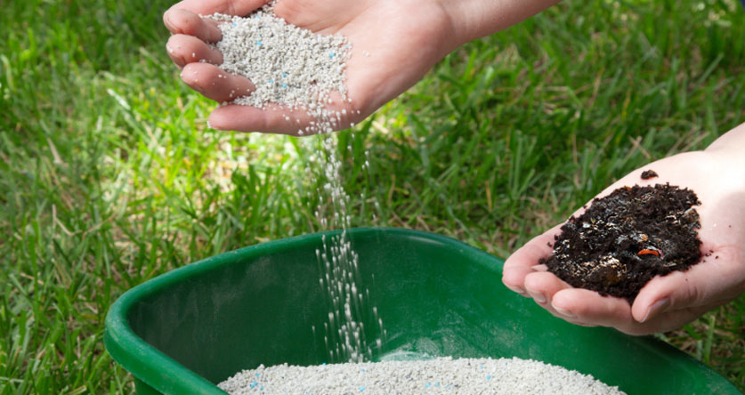 using worm castings and fertilizer together
