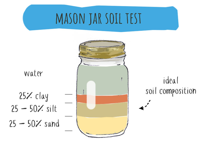 mason jar soil test